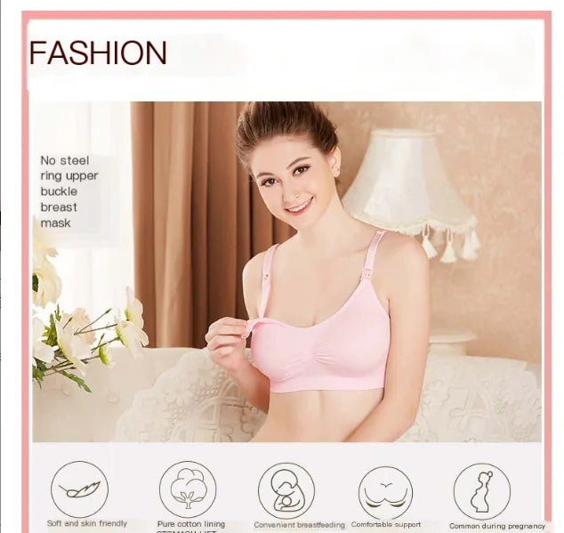 Soutien-gorge d'allaitement sans coutures pour la maternité et l'après-accouchement